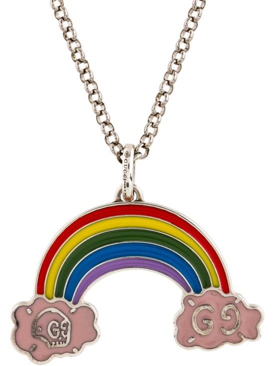 Gucci Jewelry - Gucci Rainbow Pendant Chain Silver 925